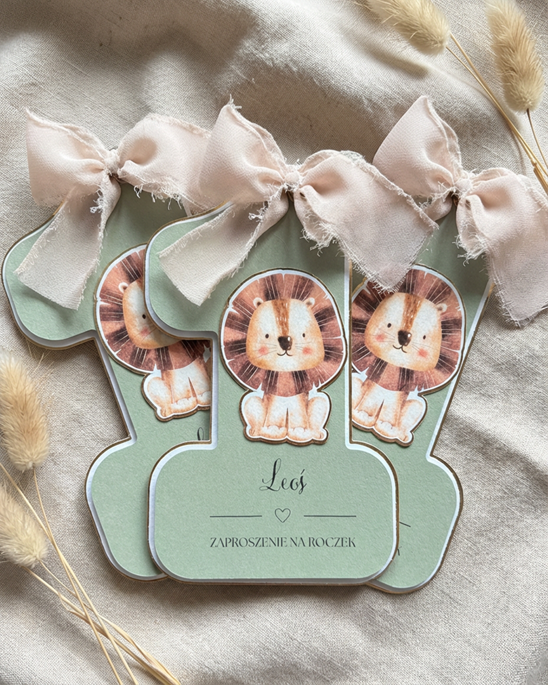 Zaproszenie na roczek Safari