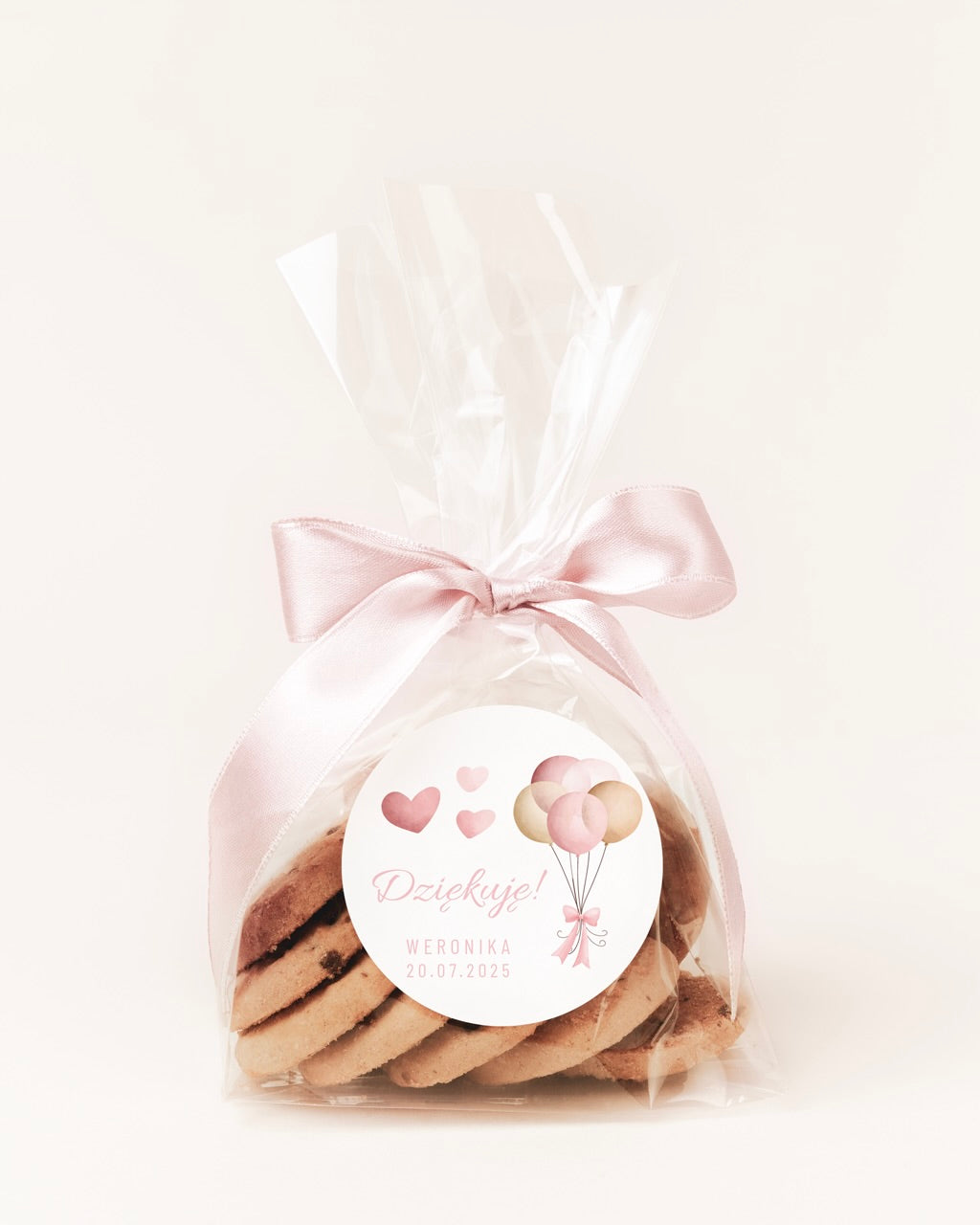 Naklejka - Różowe Baloniki