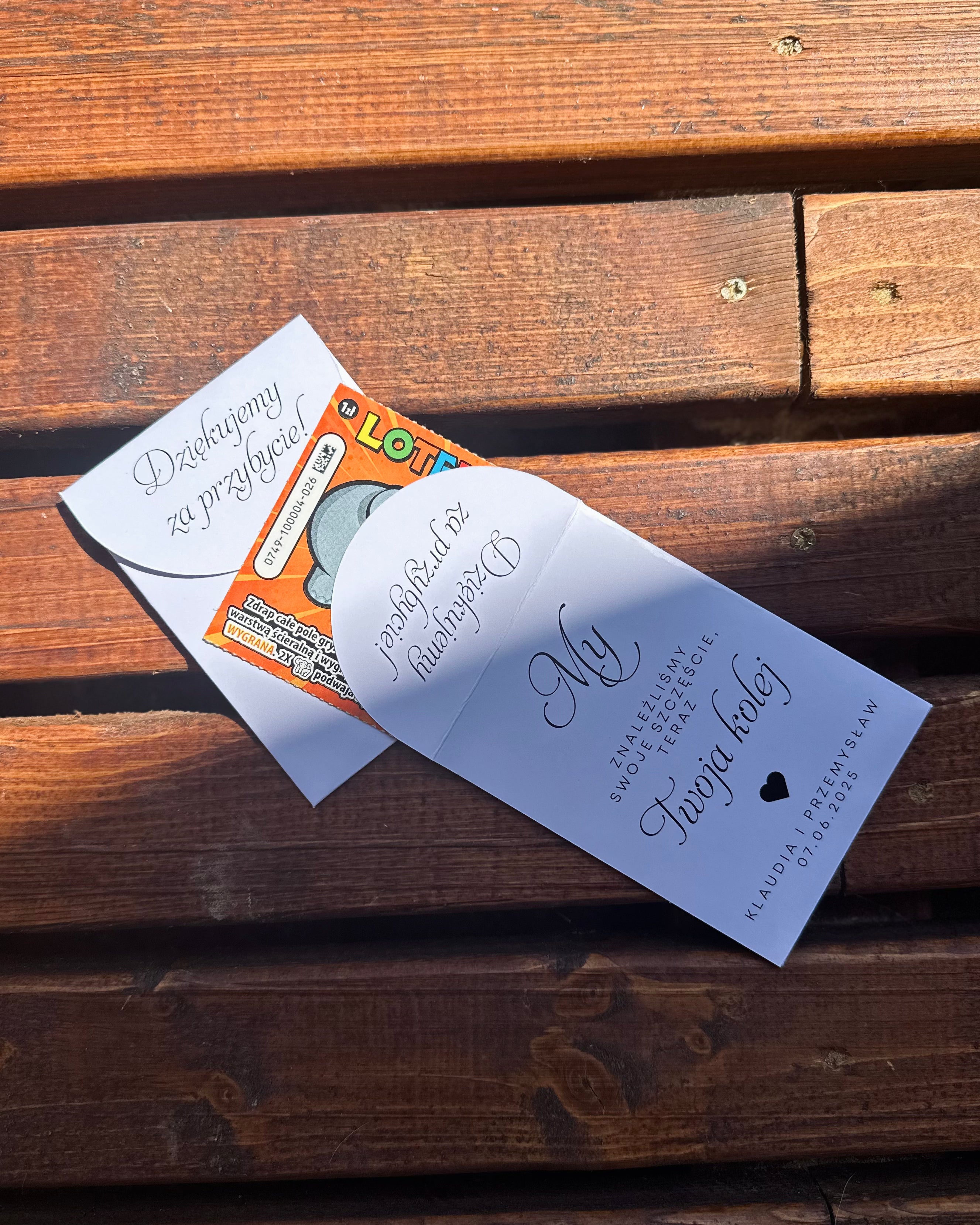 Koperta na zdrapkę LOTTO