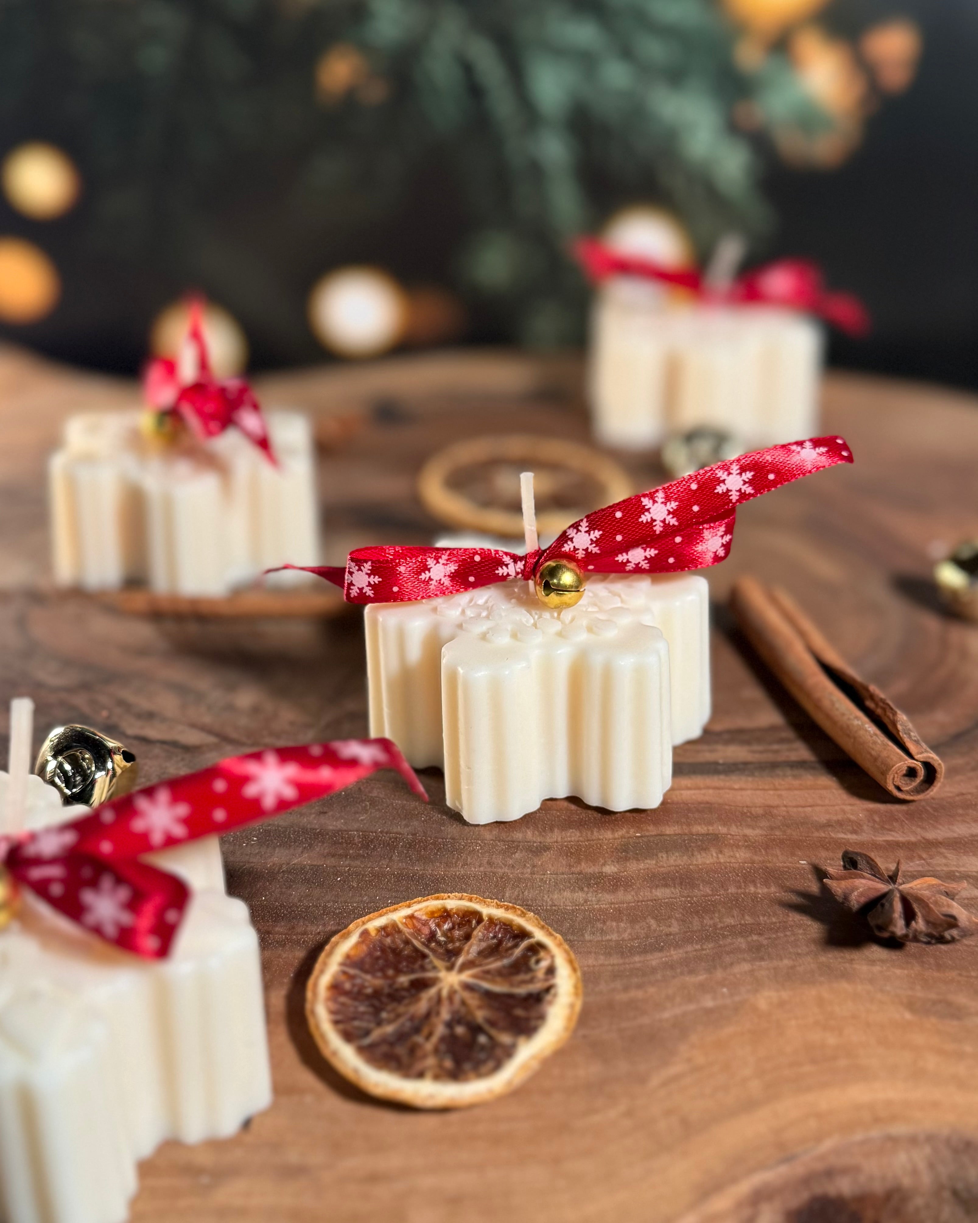 Świeca sojowa „Śnieżynka”