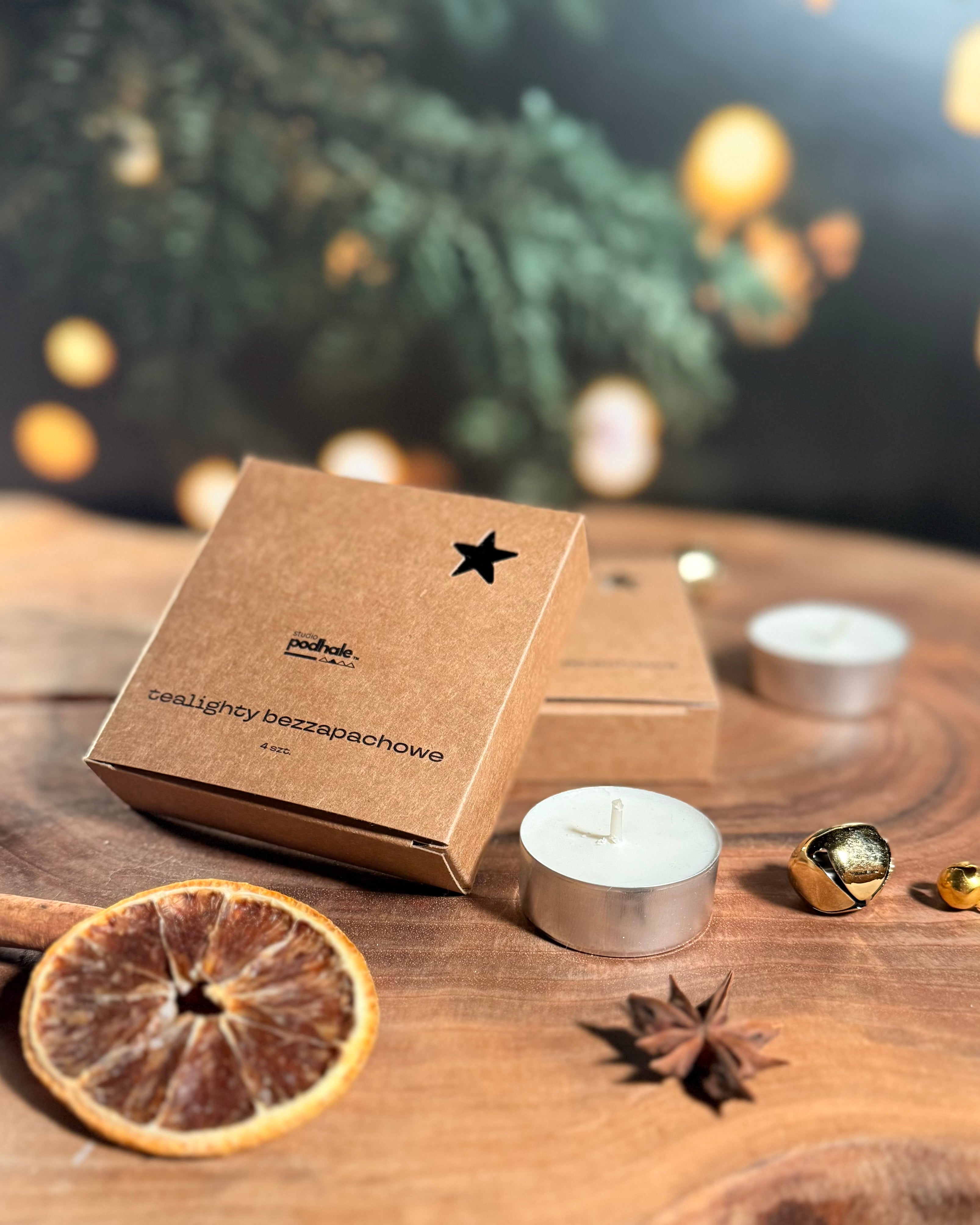 Tealighty klasyczne bezzapachowe