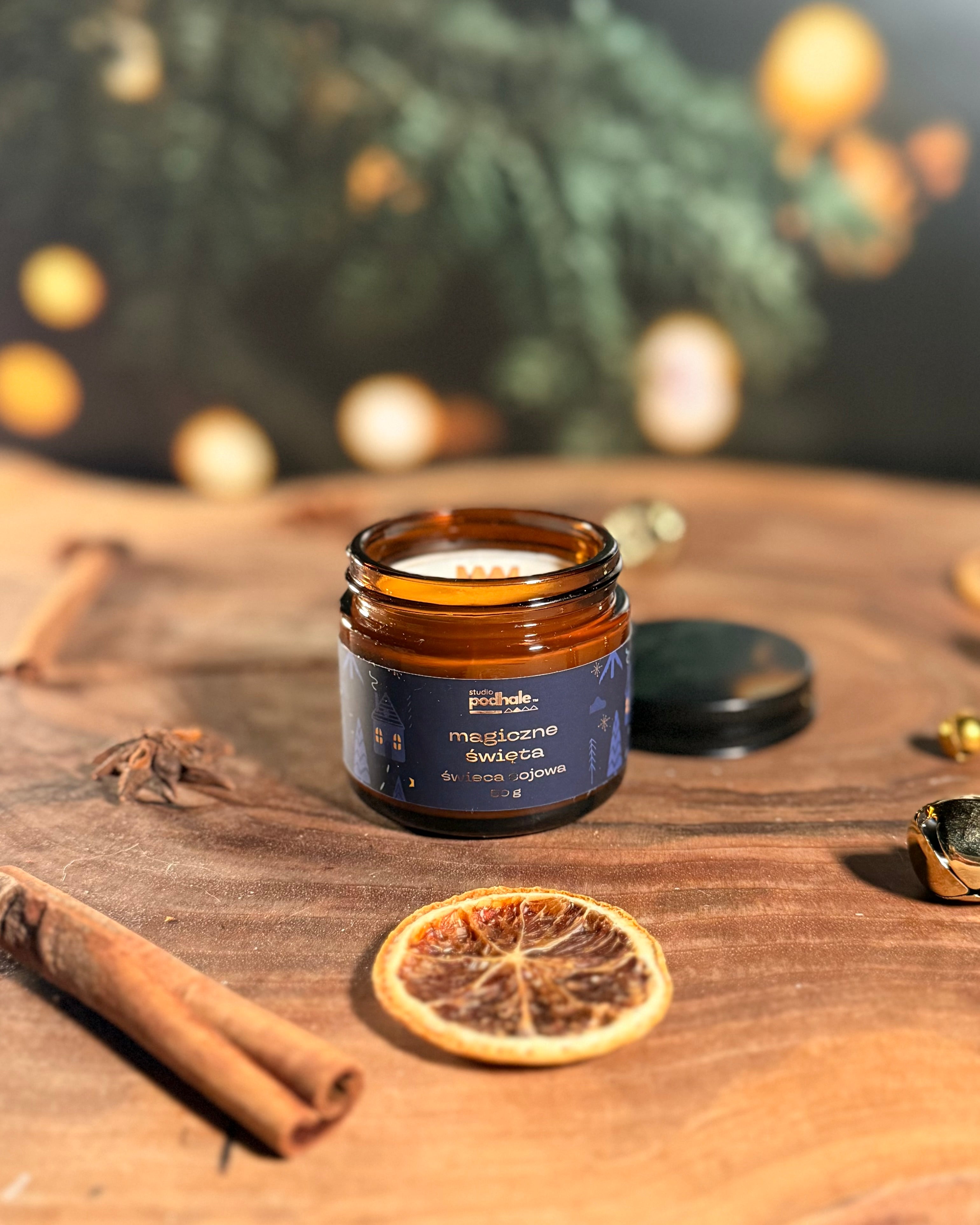 Świeca sojowa - Magiczne Święta