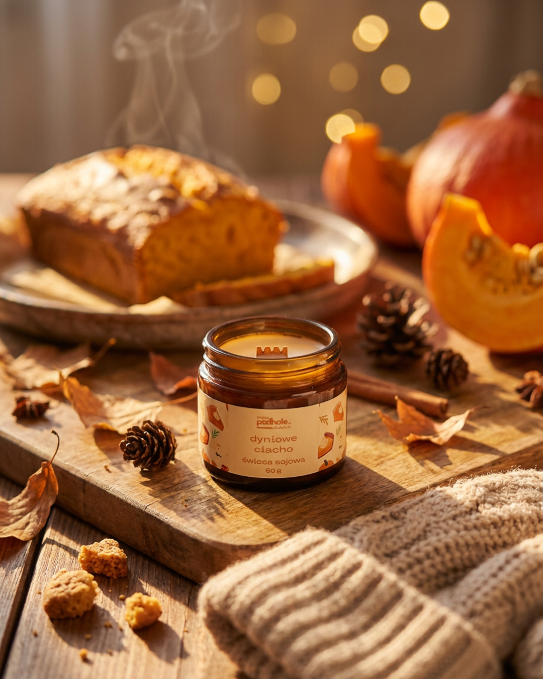 Świeca sojowa Dyniowe ciacho
