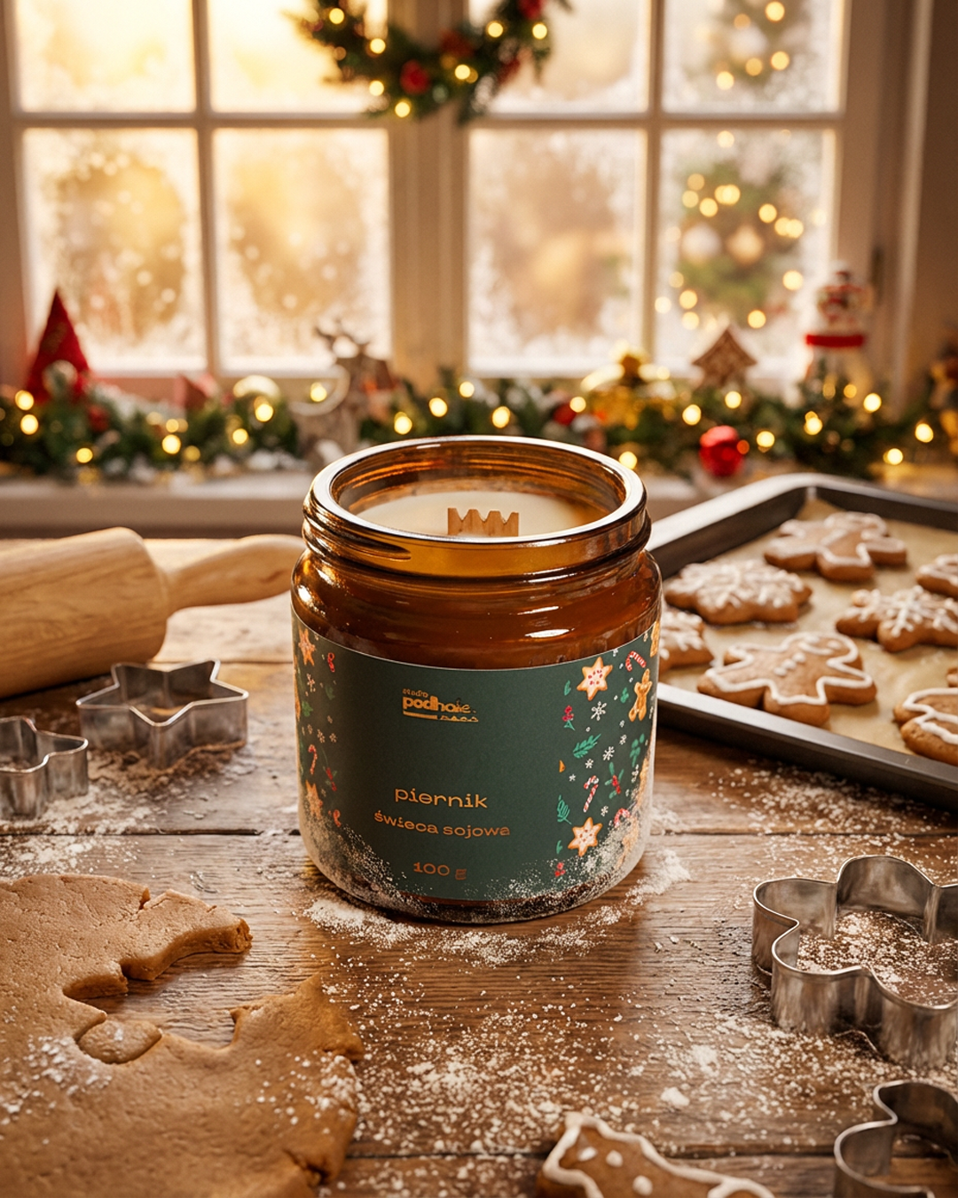 Świeca sojowa Piernik