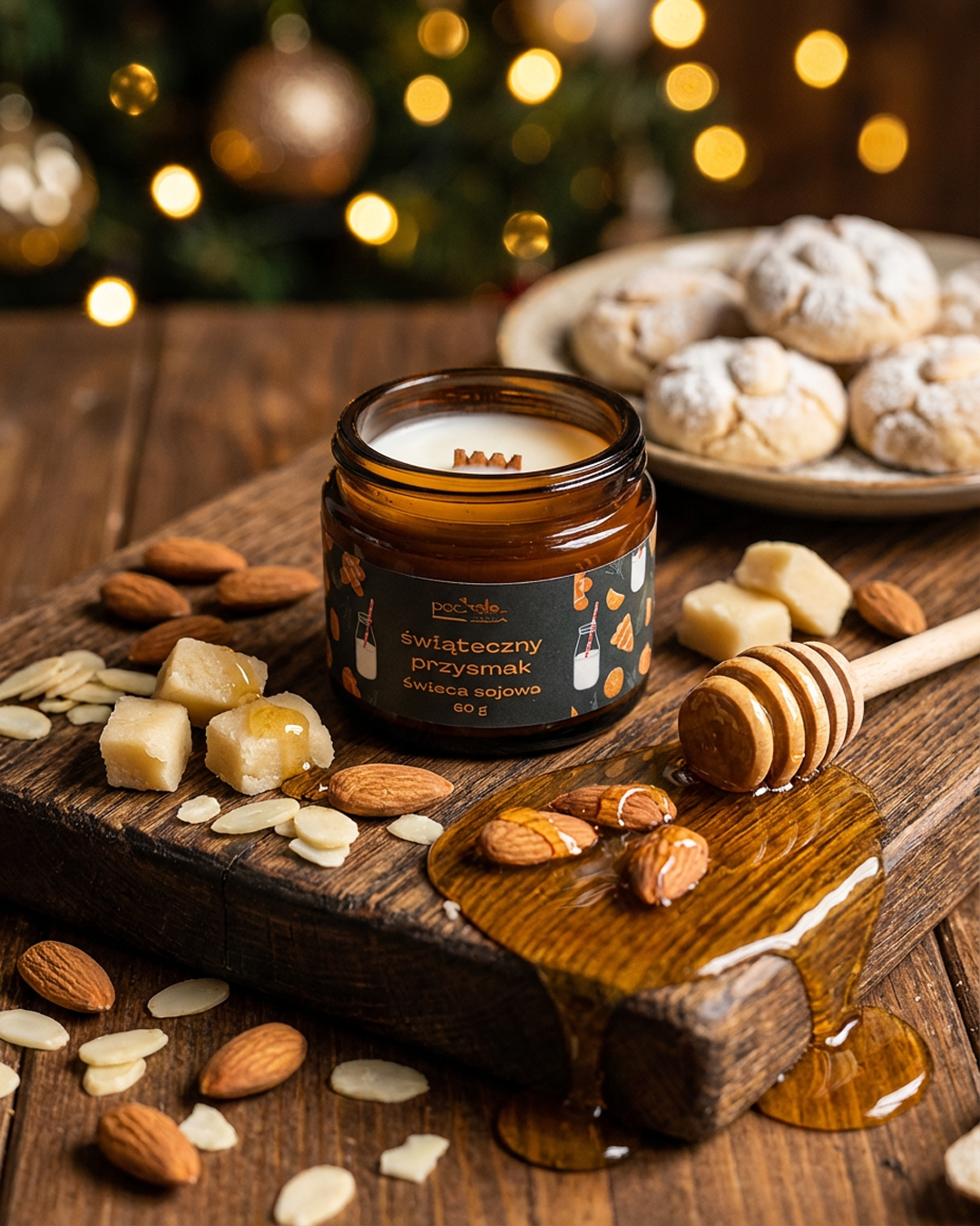 Świeca sojowa - Świąteczny przysmak