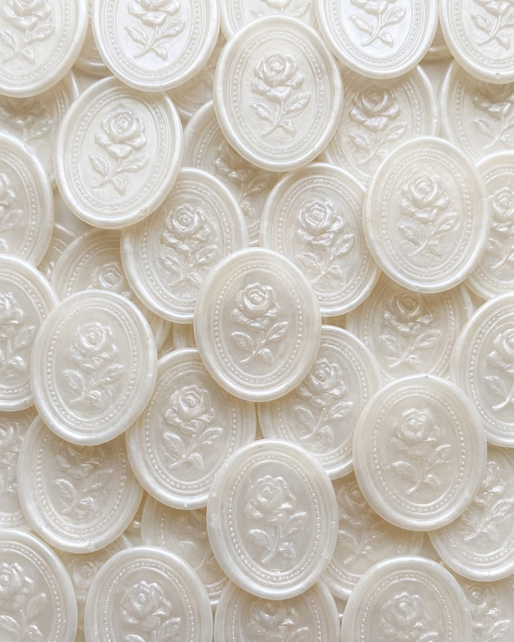 Odbicie lakowe Róża