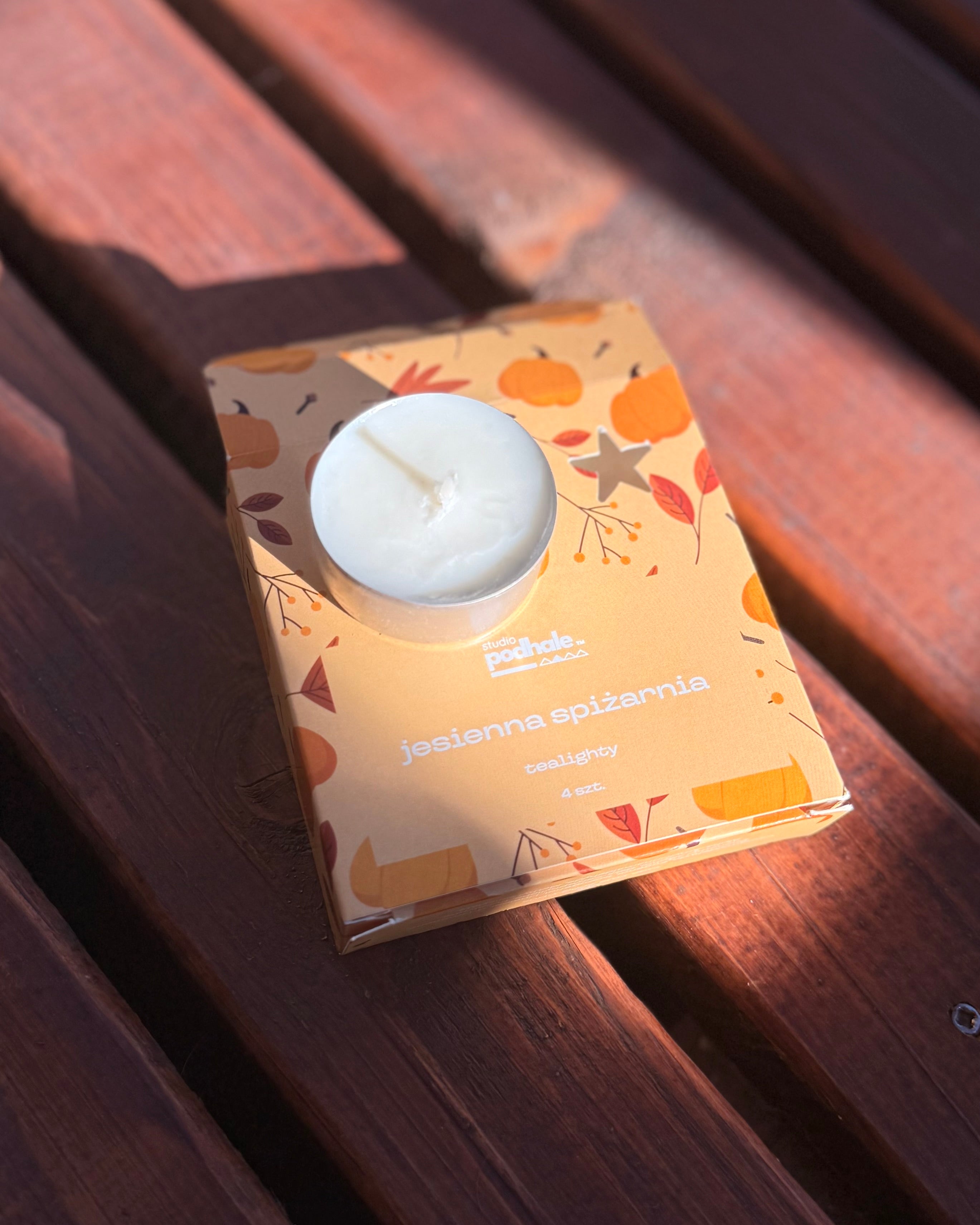 Tealighty "Jesienna spiżarnia" - 4 szt.