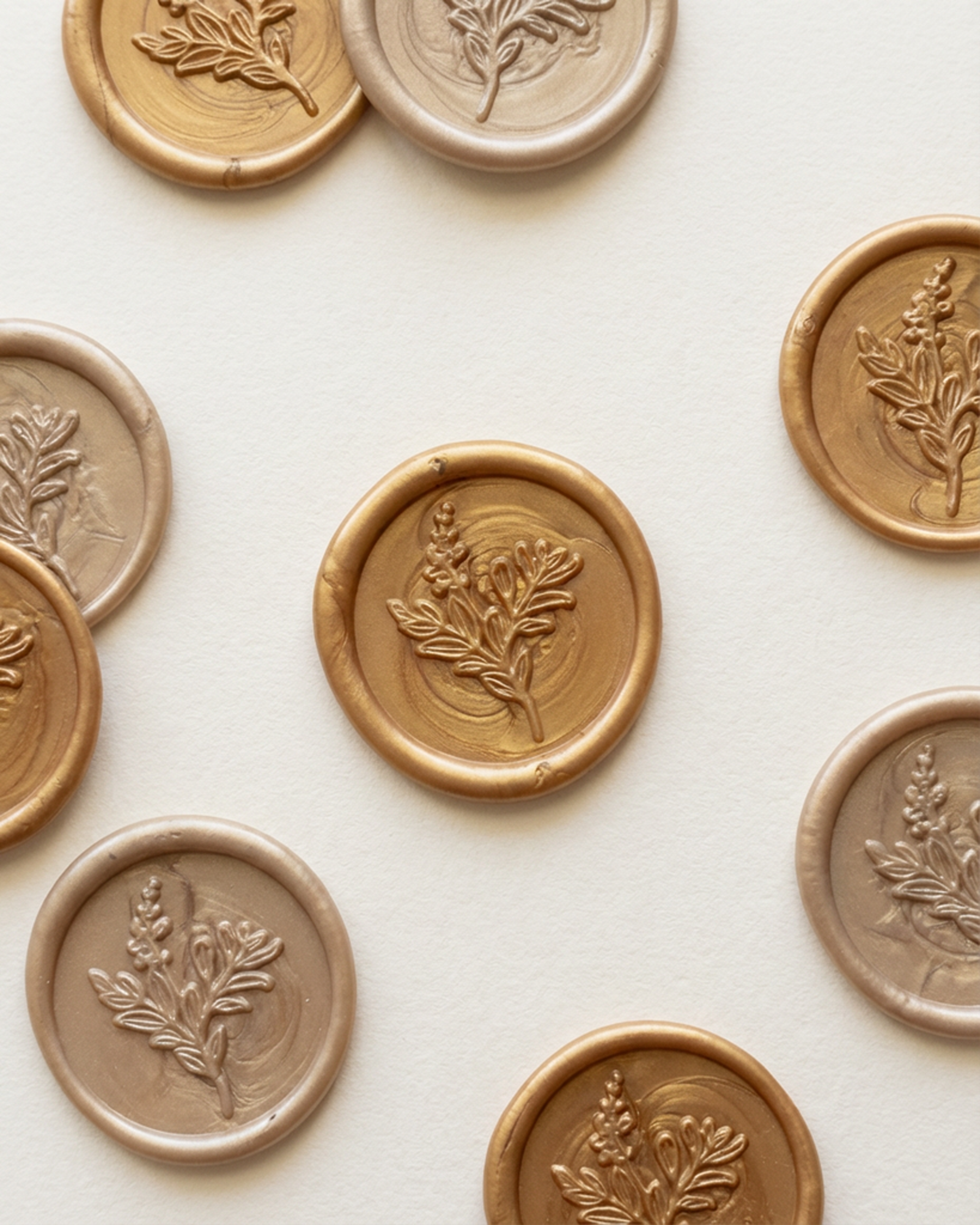 Odbicie lakowe Gałązka