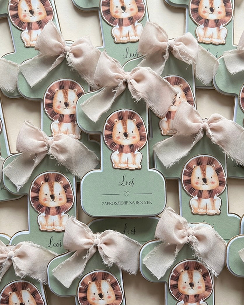 Zaproszenie na roczek Safari