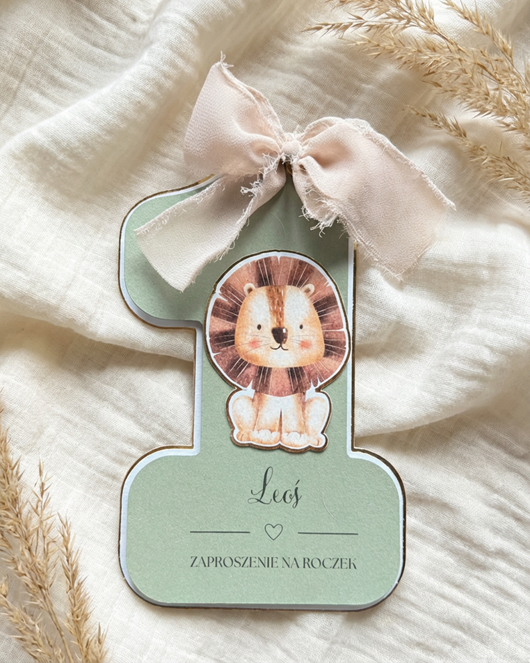 Zaproszenie na roczek Safari