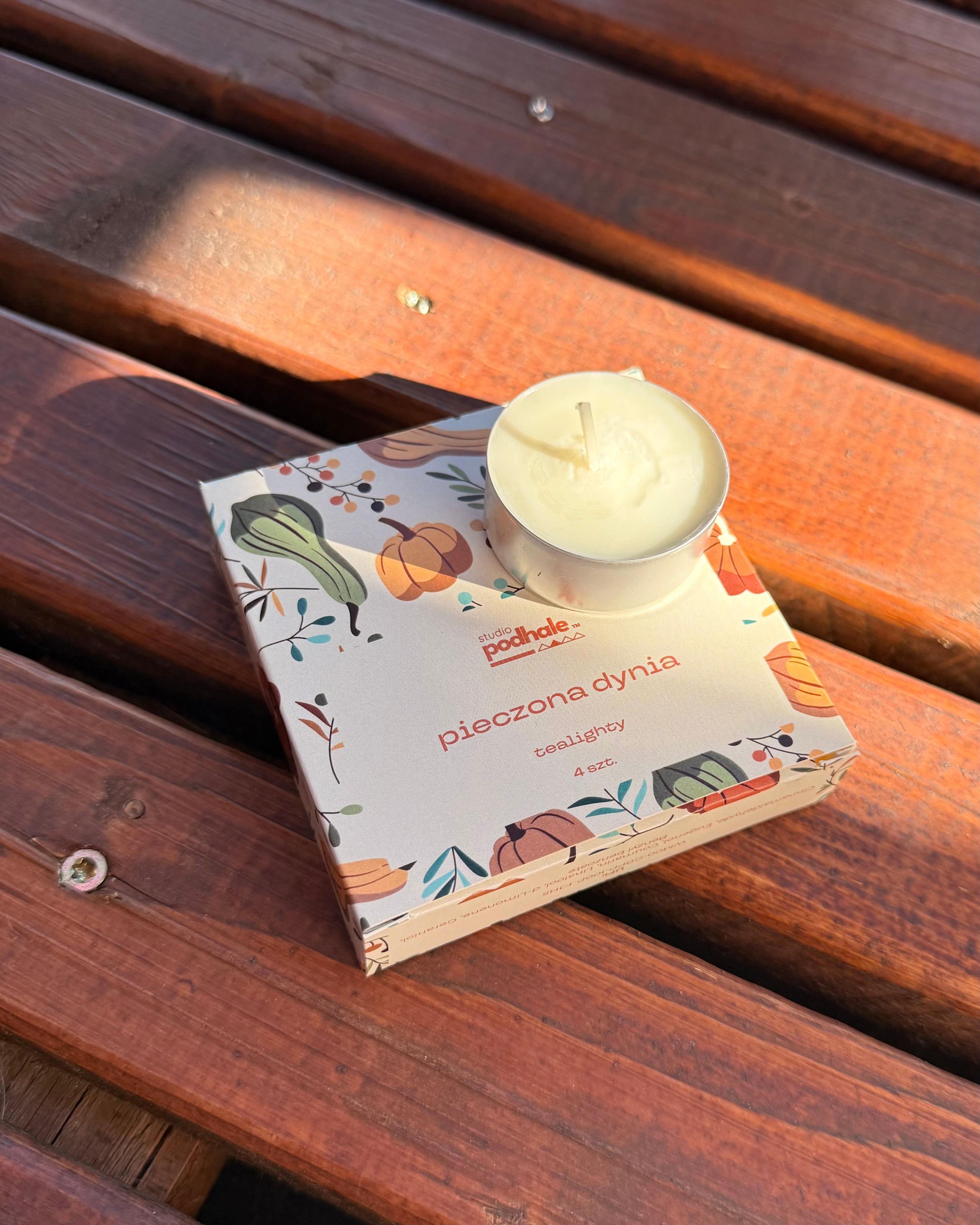 Tealighty "Pieczona dynia" - 4 szt.