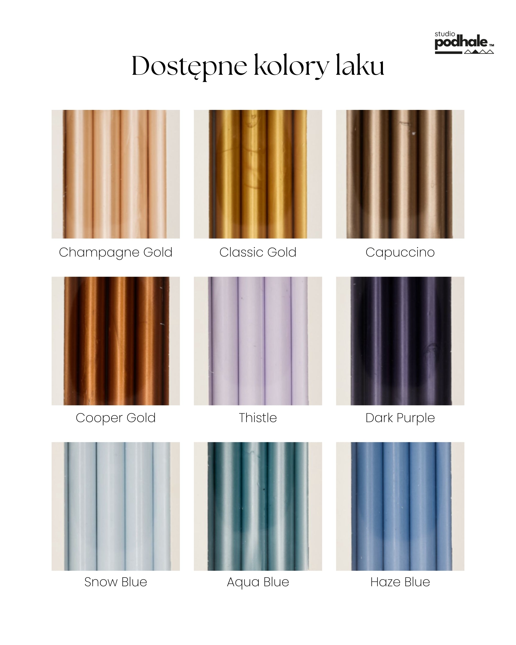 Odbicie lakowe Liście