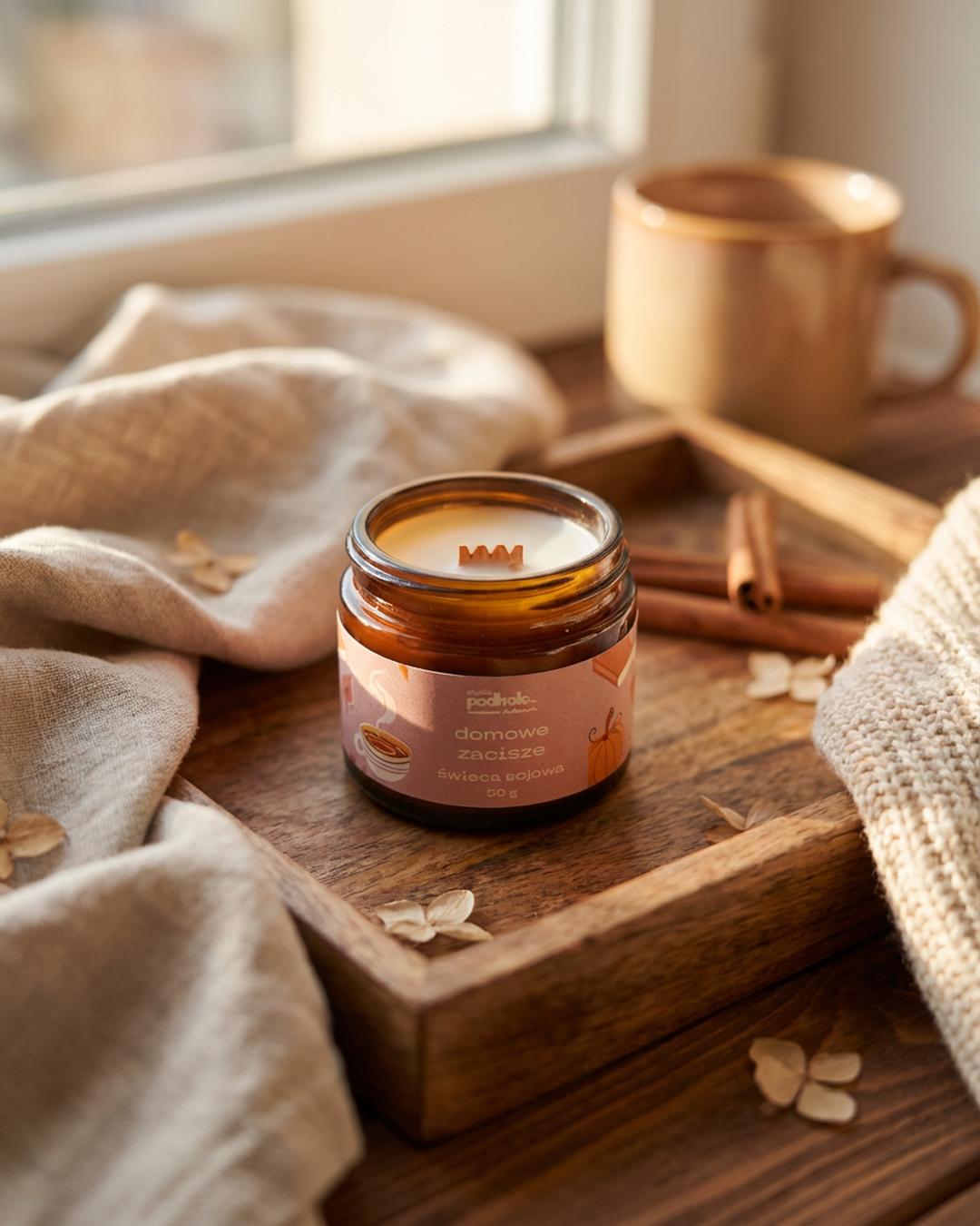 Świeca sojowa Domowe zacisze